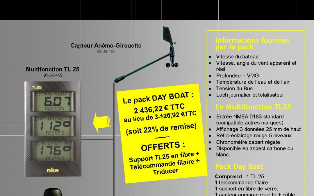 Offre Day boat pack