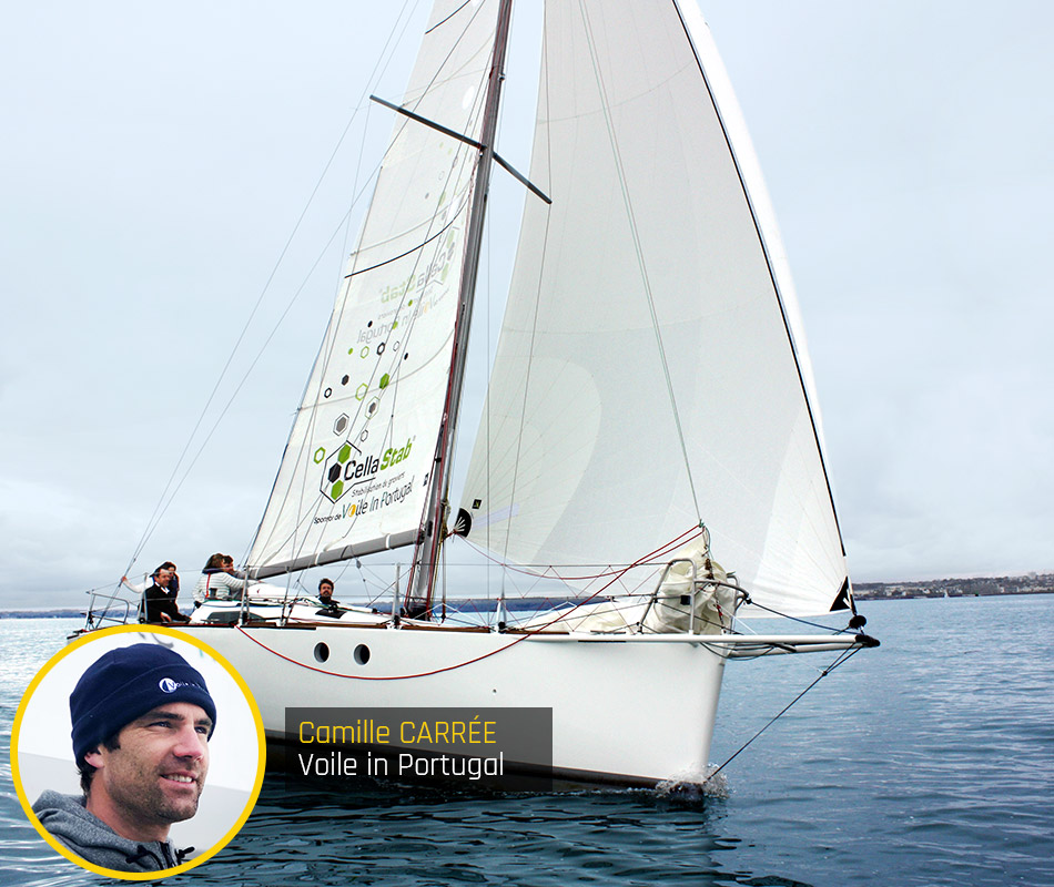 Camille CARREE, fondateur de Voile in Portugal, partenaire NKE Marine Electronics