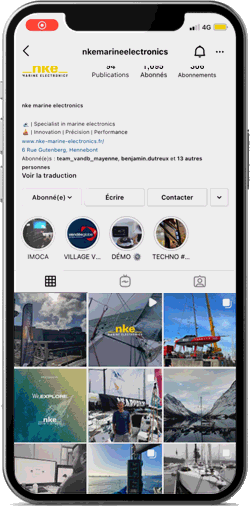 nke Marine Electronics Instagram Feed - juin 2022