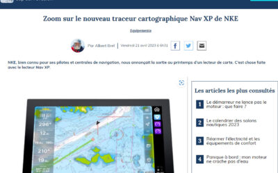 [Presse] Le traceur Nav XP dans le Figaro nautisme