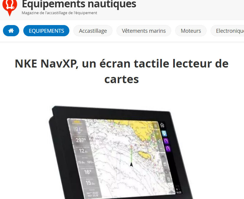 [Presse] Notre traceur Nav XP sur bateaux.com